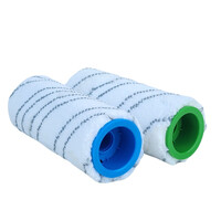 2 x  Scrubbing Rollers for Karcher FC3, FC5 & FC7 Floor Cleaner - stone & tiles
