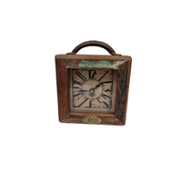 Small Recycle Square Table Clock