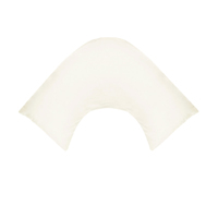 280TC Polyester Cotton V Shape Pillowcase Ivory