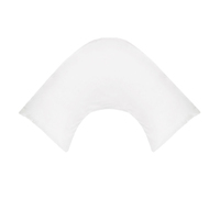 280TC Polyester Cotton V Shape Pillowcase White