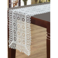 Flora White Lace Table Runner 40 x 135 cm