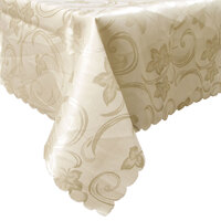Deco Cream Luxury Jacquard Tablecloth 150 x 270 cm