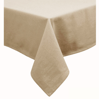 Hoydu Cotton Blend Table Cloth 180cm Round - WARM SAND