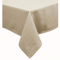 Hoydu Cotton Blend Table Cloth 170cm x 360cm  - PEBBLE
