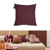 Bedding House Chelsy Plum (Also Known as Purple) Square Filled Cushion 40cm x 40cm