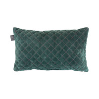 Bedding House Equire Luxury Cotton Filled Oblong Cushion Green