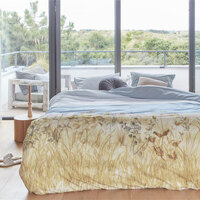 Bedding House Dunes Natural Cotton Quilt Cover Set Queen