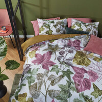 Bedding House Ivy Multi Cotton Quilt Cover Set Queen