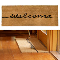 J.Elliot Home Welcome PVC Backed Coir Printed Mat Ranchslider