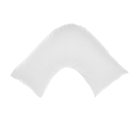 Algodon 300TC Cotton V Shape Pillowcase White