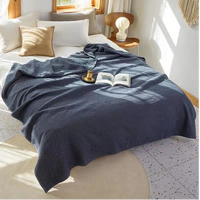 Elegant Classic style Cube Range Blanket Color Dark Gray