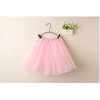 New Adults Tulle Tutu Skirt Dressup Party Costume Ballet Womens Girls Dance Wear, Light Pink, Kids