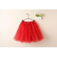 New Adults Tulle Tutu Skirt Dressup Party Costume Ballet Womens Girls Dance Wear, Red, Adults