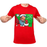 New Funny Adult Xmas Christmas T Shirt Tee Mens Womens 100% Cotton Jolly Ugly, Ask Your Mum If I'm Real, M