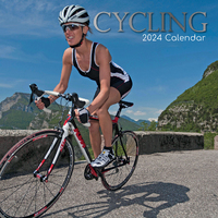 Cycling - 2024 Square Wall Calendar 16 Months Lifestyle Planner New Year Gift