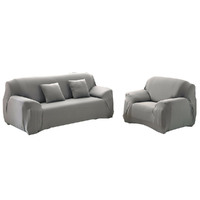 Mason Taylor Couch Sofa Lounge Cover Slipcover Protector 3 Seater - Grey