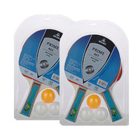 PRIME A03 Table Tennis / Ping Pong Rackets & Balls Pack - 2 Pair