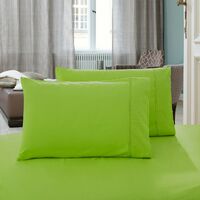 1000TC Premium Ultra Soft King size Pillowcases 2-Pack - Green