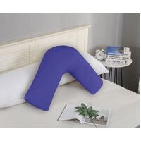1000TC Premium Ultra Soft V SHAPE Pillowcase - Royal Blue