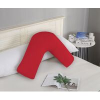 1000TC Premium Ultra Soft V SHAPE Pillowcase - Red