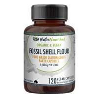 Fossil Shell Flour Capsules (vegan)- Food Grade Diatomaceous Earth 120 caps