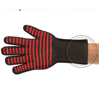 1 Pair Heat Proof Glove red