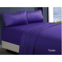 1000tc egyptian cotton sheet set 1 king single violet