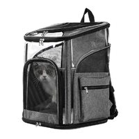 LIFEBEA Cat Pet Carrier Backpack - Dog Puppy Travel Space Carrier Bag - Intimate Design & Easy Access for Pets - Breathable & Soft Backpacks 