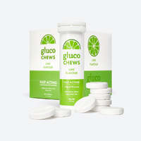 Fast Acting Glucochews | Lime | 6 tubes of 10 chews