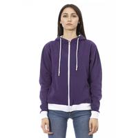 Double Color Adjustable Hooded Sweater M Women