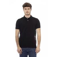 Embroidered Polo Shirt with Short Sleeves L Men