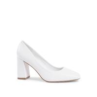 Synthetic Leather Pump with 8 cm Heel - 38 EU