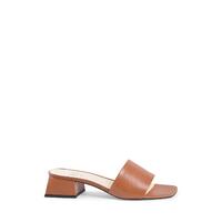 Leather  Sandals with 4cm Heel - 36 EU
