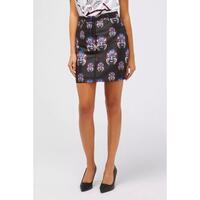 Button Closure Oriental Fantasy Skirt with Pockets W40 US Women