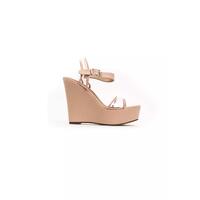 Wedge Sandal with Platform and Ankle Strap 38 EU Women