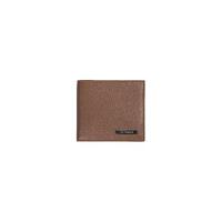 Embossed Leather Mens Wallet with Book Opening One Size Men