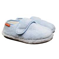 ARCHLINE Orthotic Plus Slippers Closed Scuffs Pain Relief Moccasins - Baby Blue - EU 43