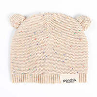 Ponchik Babies + Kids Bear Knitted Beanie Hat - Carmel - 12-24 Months