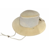 Dents Cooler Western Wide Brim Hat Sun Summer Outback Breathable - Stone - Small
