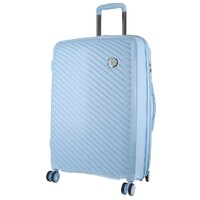 Milleni Hardshell Checked Luggage Bag Travel Suitcase 65cm (82.5L) - Blue