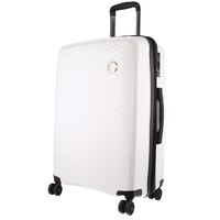 Milleni Hardshell Checked Luggage Bag Travel Suitcase 65cm (82.5L) - White