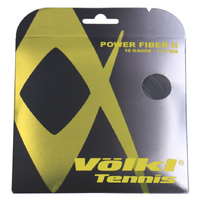 Volkl Power Fiber Black Tennis String 16/1.32 (12 M Set)