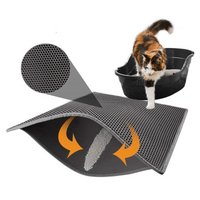 Cat Litter Mat, Honeycomb Dual Layer Design Medium