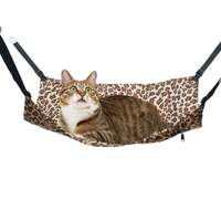 Cat Hammock Warm Fleece Bed Swinging Hanging Pet Nest Rest Cage Kitten Puppy Toy