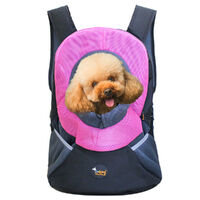 Ondoing Pet Carrier Backpack Adjustable Dog Puppy Cat Front Carrier Head Out