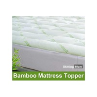 Luxton Queen Size Bamboo Mattress Topper 800GSM
