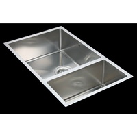 715x440mm Handmade Stainless Steel Undermount / Topmount Kitchen Sink with Waste
