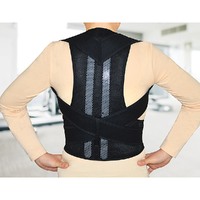 Lower Back Brace Unisex Posture Corrector Lumbar Support - Large