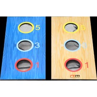 2-in-1 Three-Hole Bags and Washer Toss Combo Cornhole Portable Outdoor Games
