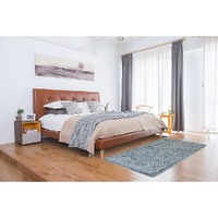 200x140cm Floor Rugs Large Shaggy Rug Area Carpet Bedroom Living Room Mat - Grey